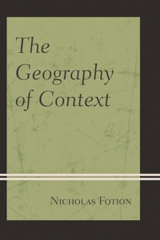 Paperback Geography of Context Book