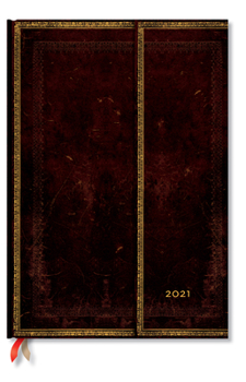 Paperback Paperblanks 2021 Black Moroccan Grande 12-Month Book