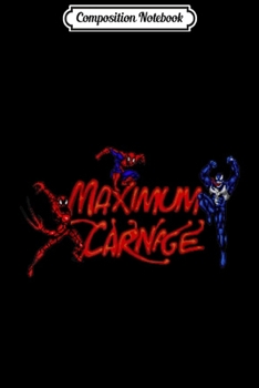 Composition Notebook: Marvel Venom and Spider-Man Maximum Carnage Retro  Journal/Notebook Blank Lined Ruled 6x9 100 Pages