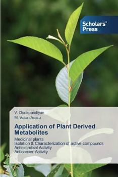 Paperback Application of Plant Derived Metabolites Book