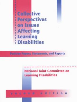 Paperback Collective Perspectives on Issues Affecting Learning Disabilities: Position Papers, Statements, and Reports Book