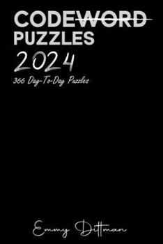 Paperback Codeword Puzzles 2024: 366 Day-To-Day Puzzles Book