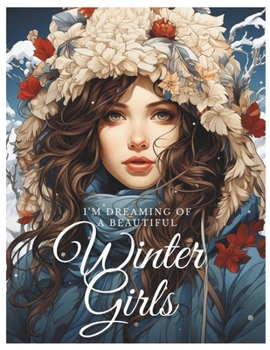 Paperback Winter Girls Coloring Book