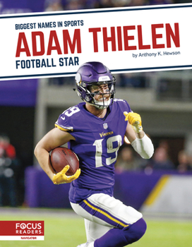 Paperback Adam Thielen: Football Star Book