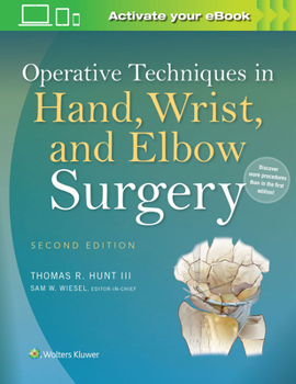 Hardcover Operative Techniques in Hand, Wrist, and Elbow Surgery Book