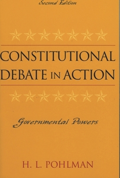 Hardcover Constitutional Debate in Action: Governmental Powers Book
