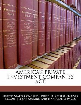 Paperback America's Private Investment Companies ACT Book