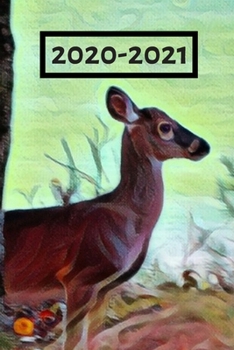 Paperback Cute Brown Doe Deer by Water Dated Calendar Planner 2 years To-Do Lists, Tasks, Notes Appointments for Men & Women: Small Pocket/Purse Size at-A-Glanc Book