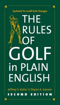 Paperback The Rules of Golf in Plain English Book