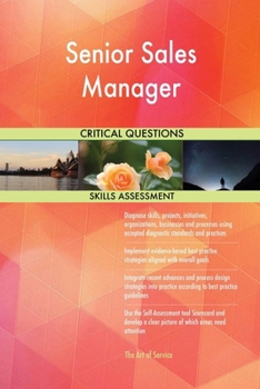 Paperback Senior Sales Manager Critical Questions Skills Assessment Book