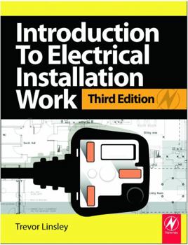 Paperback Introduction to Electrical Installation Work Book