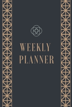 Paperback Weekly Planner: Good Weekly/Monthly Planner For A Student. Schedule Homework Activity. Plan Academy To Do's Projects. Map Out Universi Book