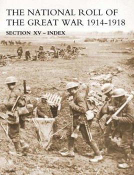 Paperback National Roll of the Great War Index Book