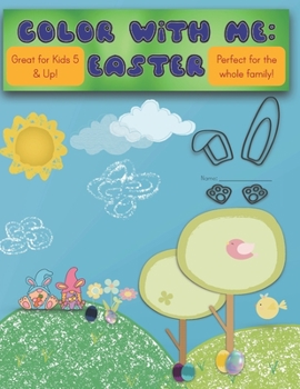 Paperback Color with Me: Easter Book