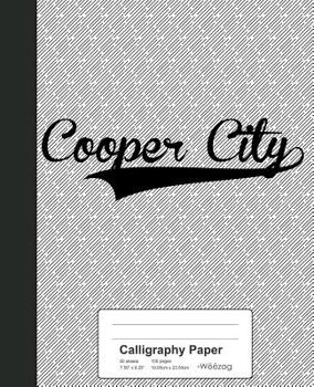 Paperback Calligraphy Paper: COOPER CITY Notebook Book