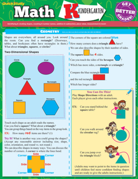 Wall Chart Math Kindergarten Book