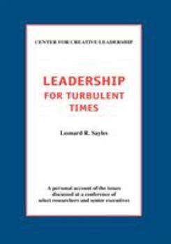 Paperback Leadership for Turbulent Times Book