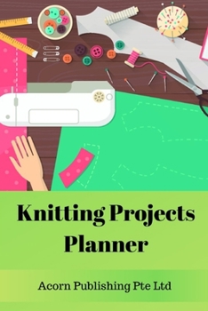 Paperback Knitting Projects Planner Book