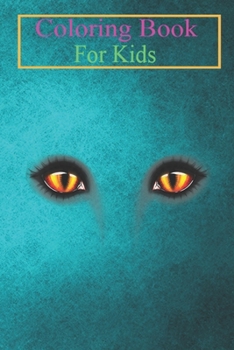 Coloring Book For Kids: Hybrid Cat Eyes Animal Coloring Book: For Kids Aged 3-8 (Fun Activities for Kids)