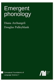Hardcover Emergent phonology Book
