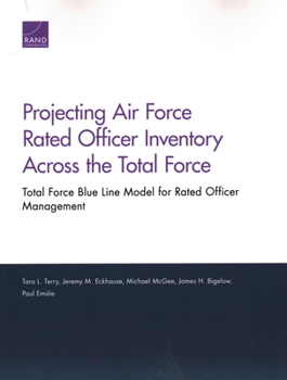 Paperback Projecting Air Force Rated Officer Inventory Across the Total Force: Total Force Blue Line Model for Rated Officer Management Book