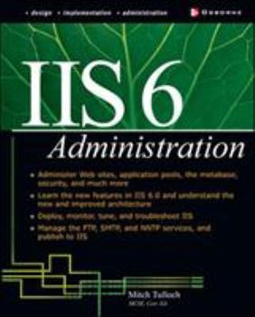 Paperback IIS 6 Administration Book