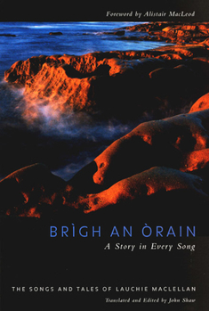 Hardcover Brigh an Òrain - A Story in Every Song: Volume 33 Book