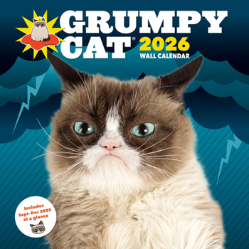 Calendar Grumpy Cat 2026 Wall Calendar Book