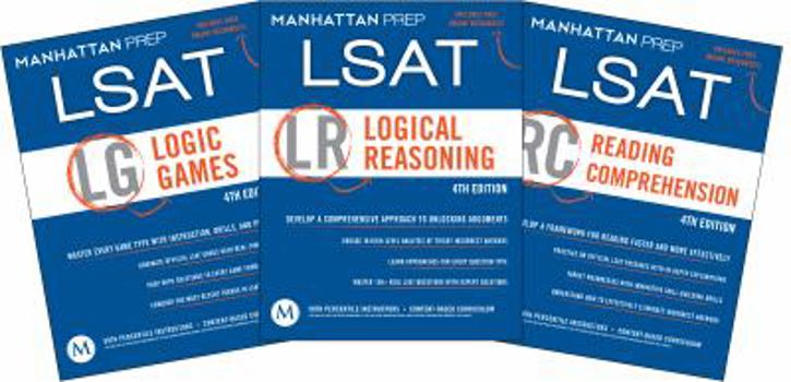 Paperback Set of 3 LSAT Strategy Guides Book