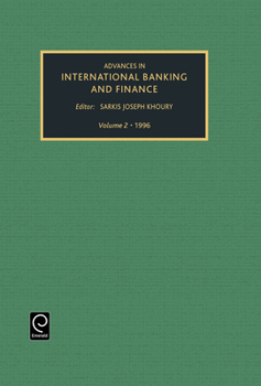 Hardcover Advances in International Banking and Finance, Volume 2 Book