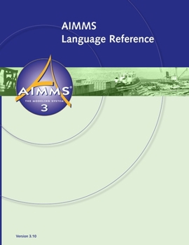 Paperback AIMMS 3.10 Language Reference Book