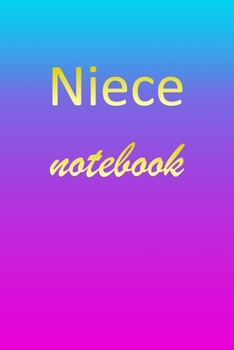Paperback Niece: Blank Notebook - Wide Ruled Lined Paper Notepad - Writing Pad Practice Journal - Custom Personalized First Name Initia Book