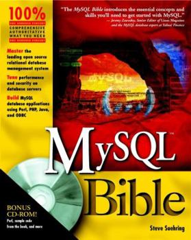 Paperback MySQL Bible Book