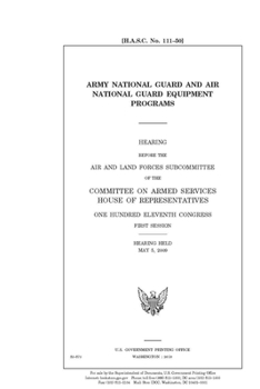 Paperback Army National Guard and Air National Guard equipment programs Book