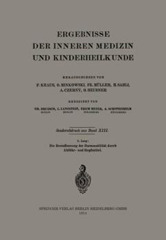 Paperback Die Beeinflussung Der Darmmotilität Durch Abführ- Und Stopfmittel [German] Book