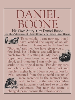 Paperback Daniel Boone: His Own Story: His Own Story Book