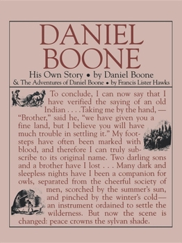 Paperback Daniel Boone: His Own Story Book