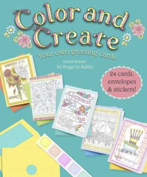 Paperback Color and Create: 24 Greeting Cards and Envelopes Book