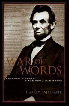 Hardcover War of Words: Abraham Lincoln and the Civil War Press Book