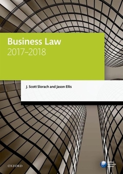 Paperback Business Law 2017-2018 Book