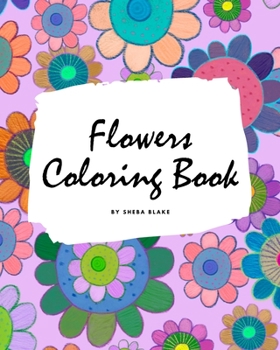 Paperback Flowers Coloring Book for Children (8x10 Coloring Book / Activity Book) Book