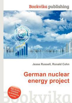 Paperback German Nuclear Energy Project Book