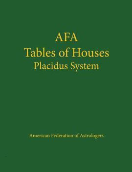 Paperback Tables of Houses Placidus System Book