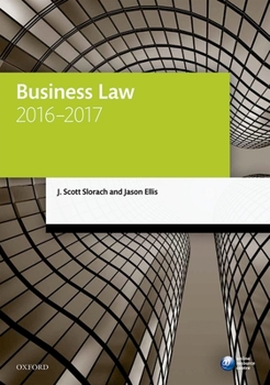 Paperback Business Law 2016-2017 Book