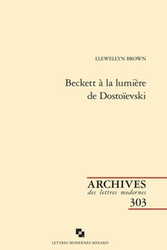 Paperback Beckett a la Lumiere de Dostoievski [French] Book