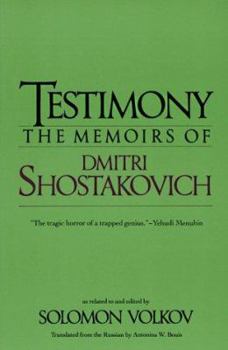 Paperback Testimony: The Memoirs of Dmitri Shostakovich Book