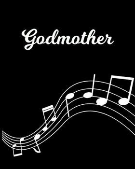 Paperback Godmother: Sheet Music Note Manuscript Notebook Paper - Personalized Custom First Name Initial G - Musician Composer Instrument C Book