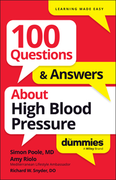 Paperback 100 Questions & Answers about High Blood Pressure for Dummies Book