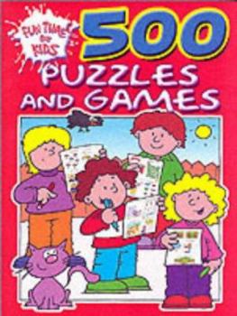 Paperback 500 Puzzles and Games Book