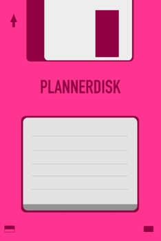 Pink Plannerdisk Floppy Disk 3.5 Diskette Weekly 2020 Planner [6x9]: Vintage Retrowave Vaporwave Theme